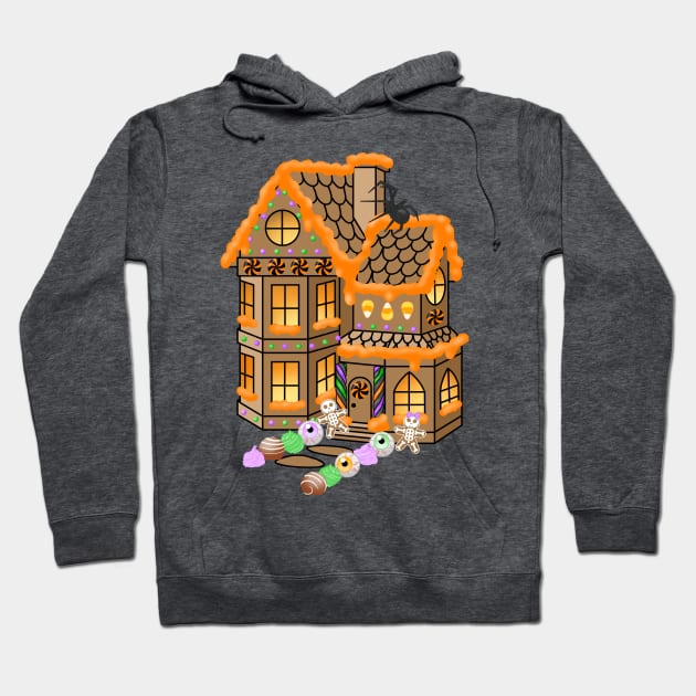 Halloween Gingerbread House Hoodie by Luna-Cooper